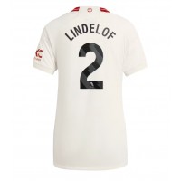Manchester United Victor Lindelof #2 Tredje Tröja Kvinnor 2023-24 Korta ärmar